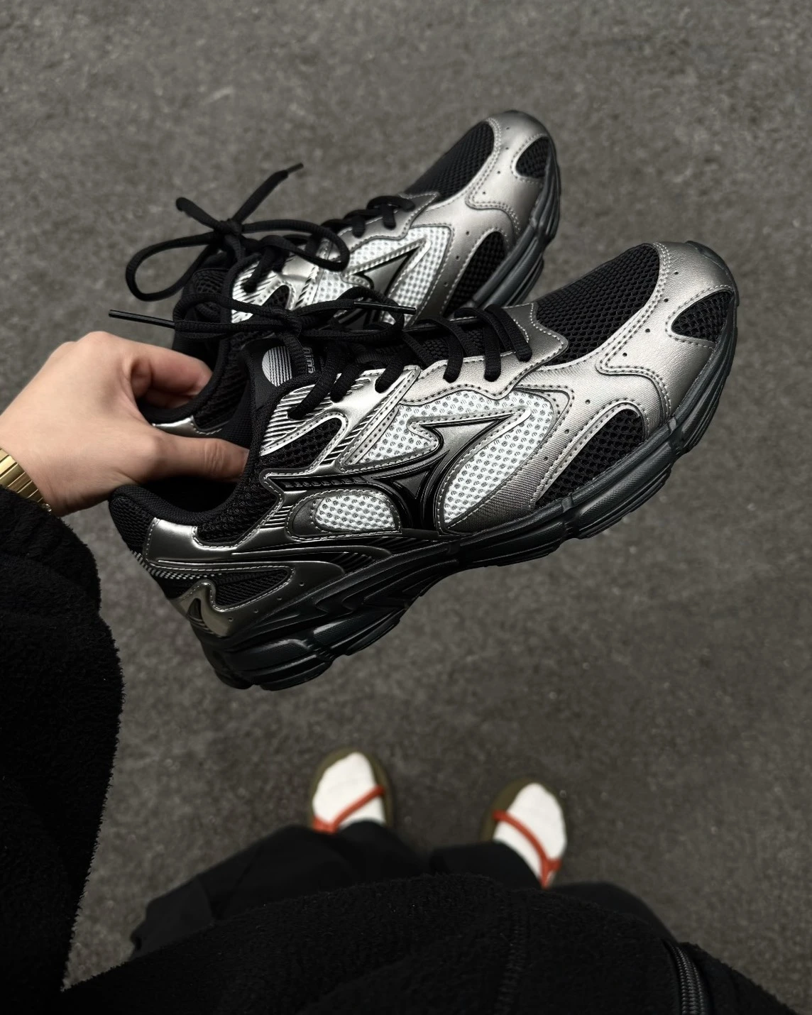 Mizuno Speed 2K 美津濃槍灰銀黑銀復古Y2K(D1GH252908) 正品球鞋・國外