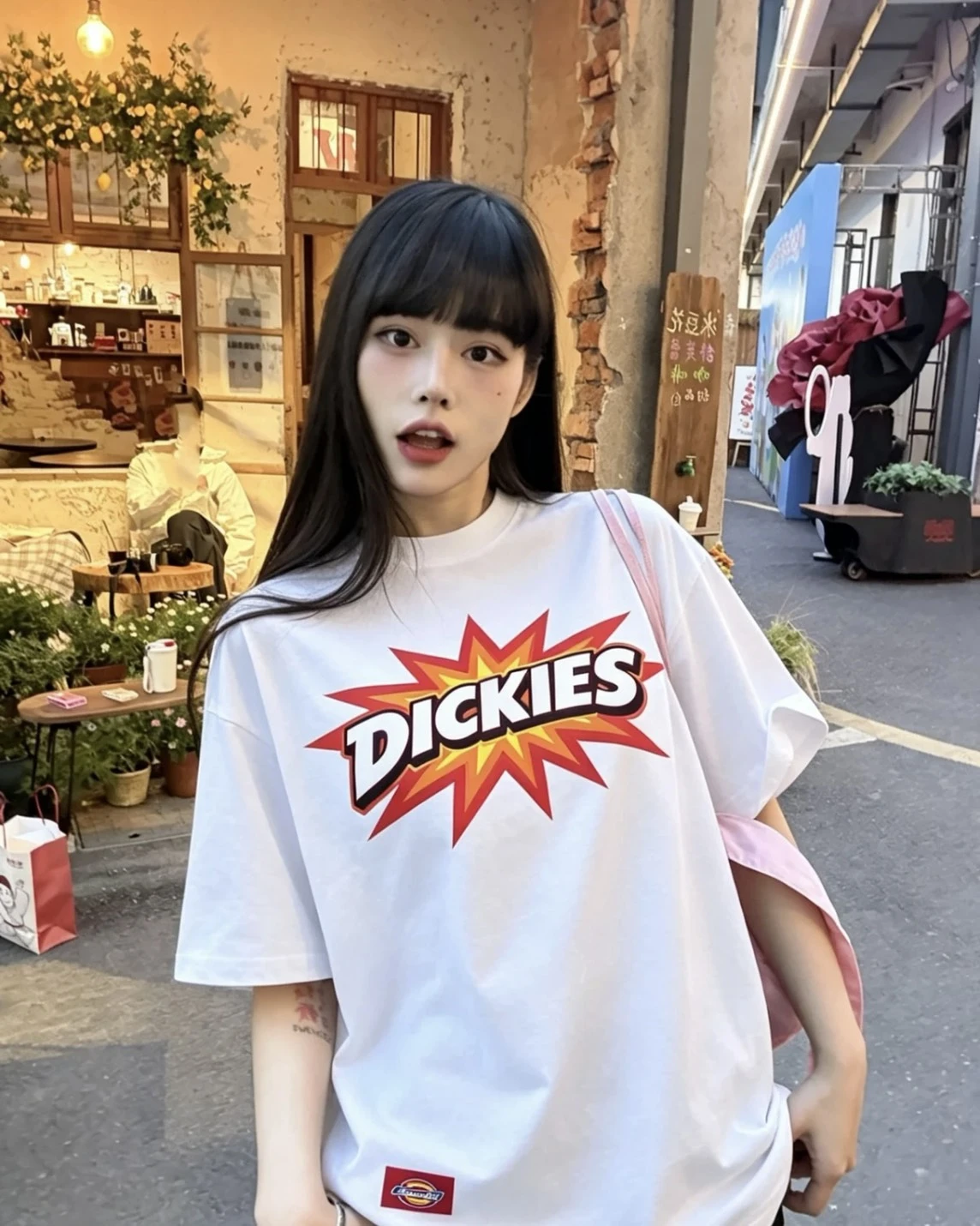 Dickies 美式 塗鴉爆炸經典logo 短袖(2色可選)