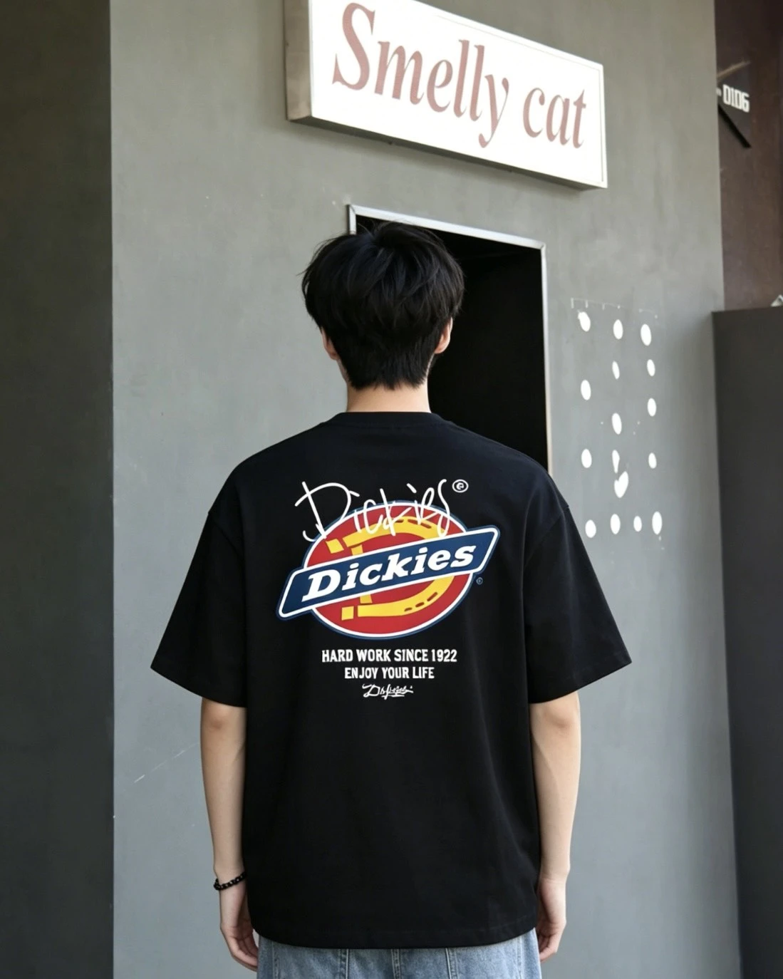 Dickies 美式 經典背後大logo 重磅 純棉短袖(2色可選)