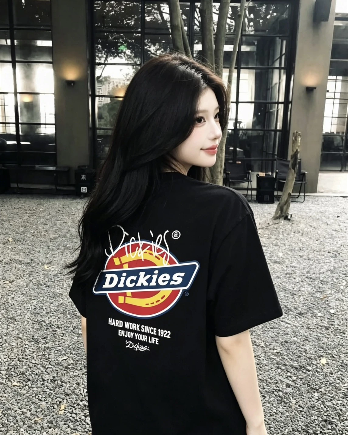 Dickies 美式 經典背後大logo 重磅 純棉短袖(2色可選)