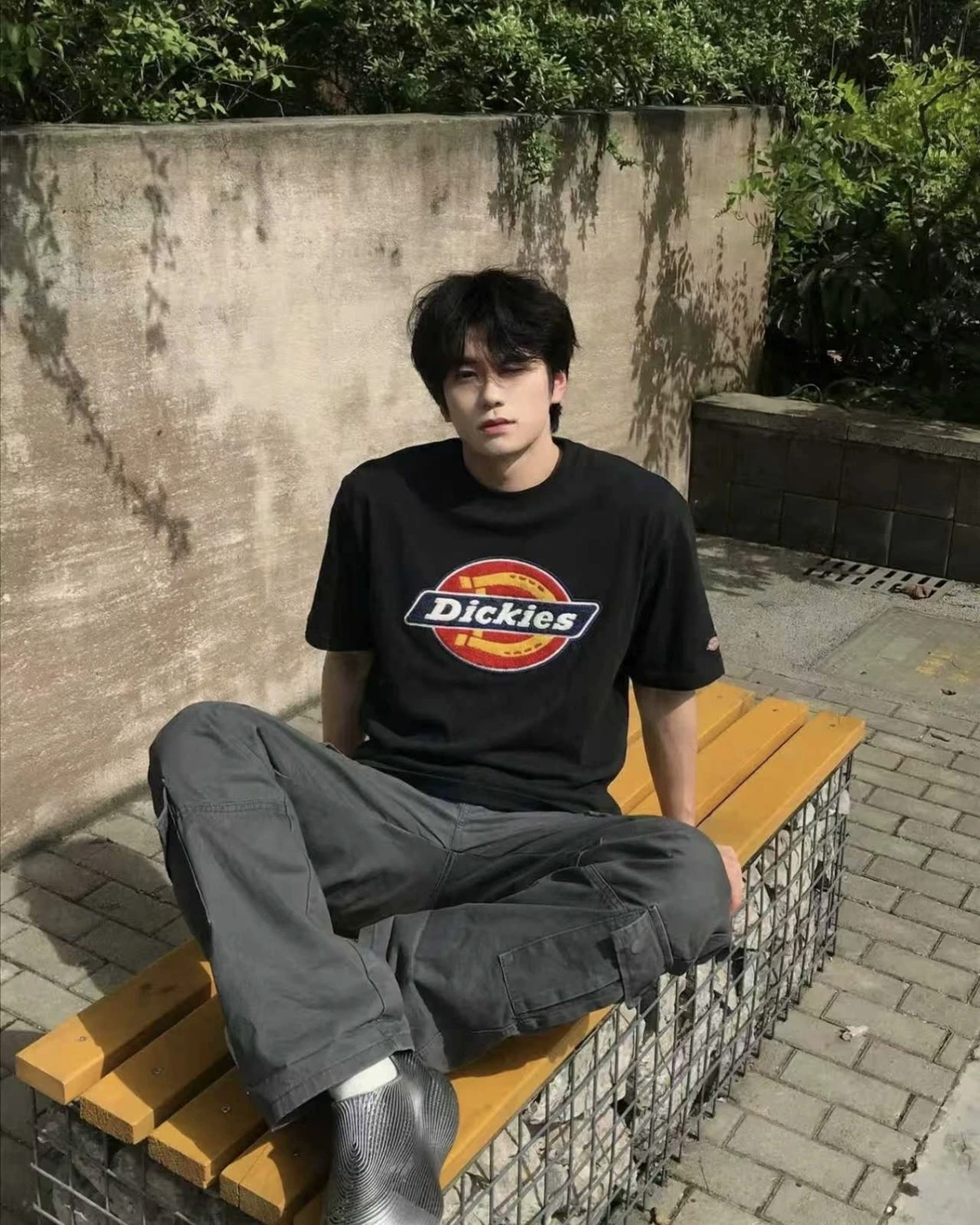 Dickies 經典品牌字母刺繡logo 重磅 純棉短袖(2色可選)