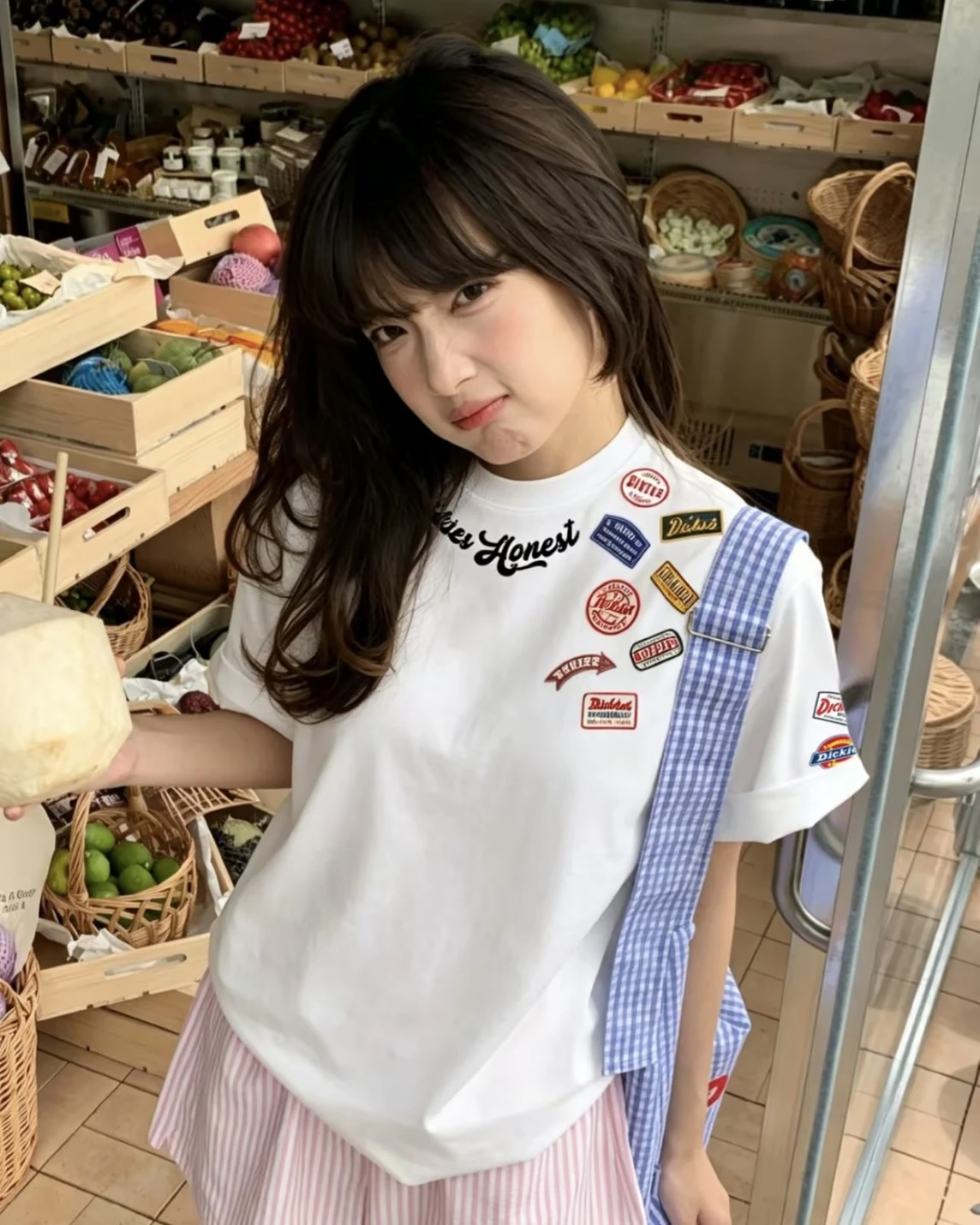 Dickies 美式 側邊塗鴉貼紙 重磅 短袖(2色可選)