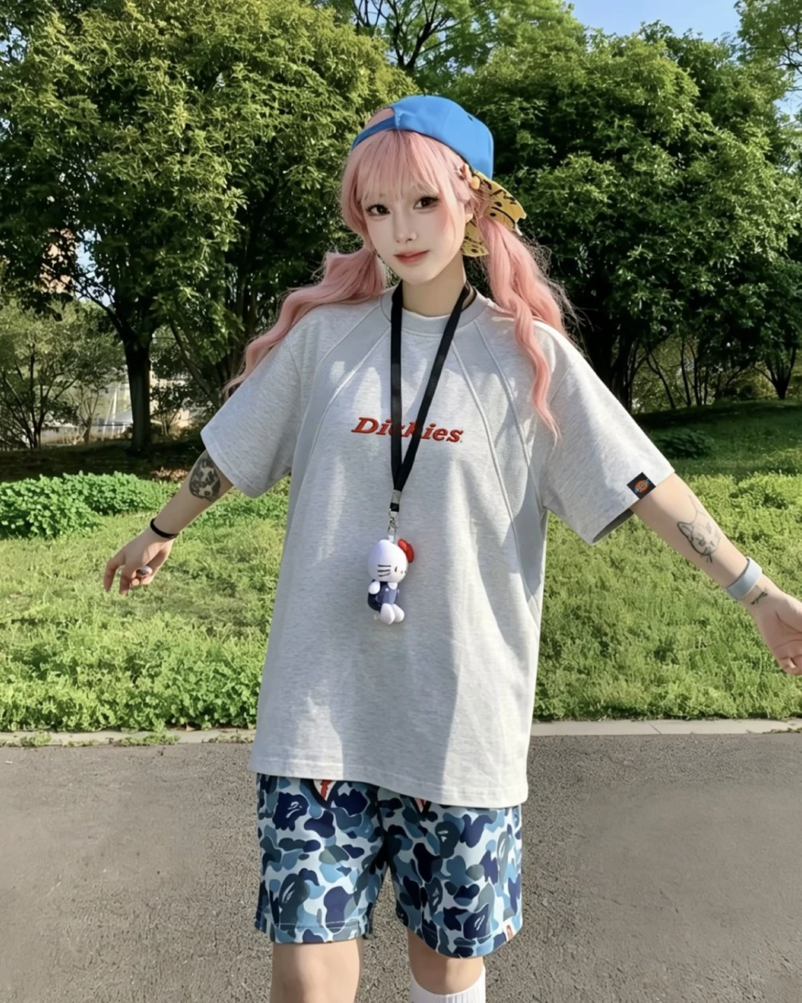 Dickies 美式 雙肩拼接結構 重磅 純棉短袖(2色可選)
