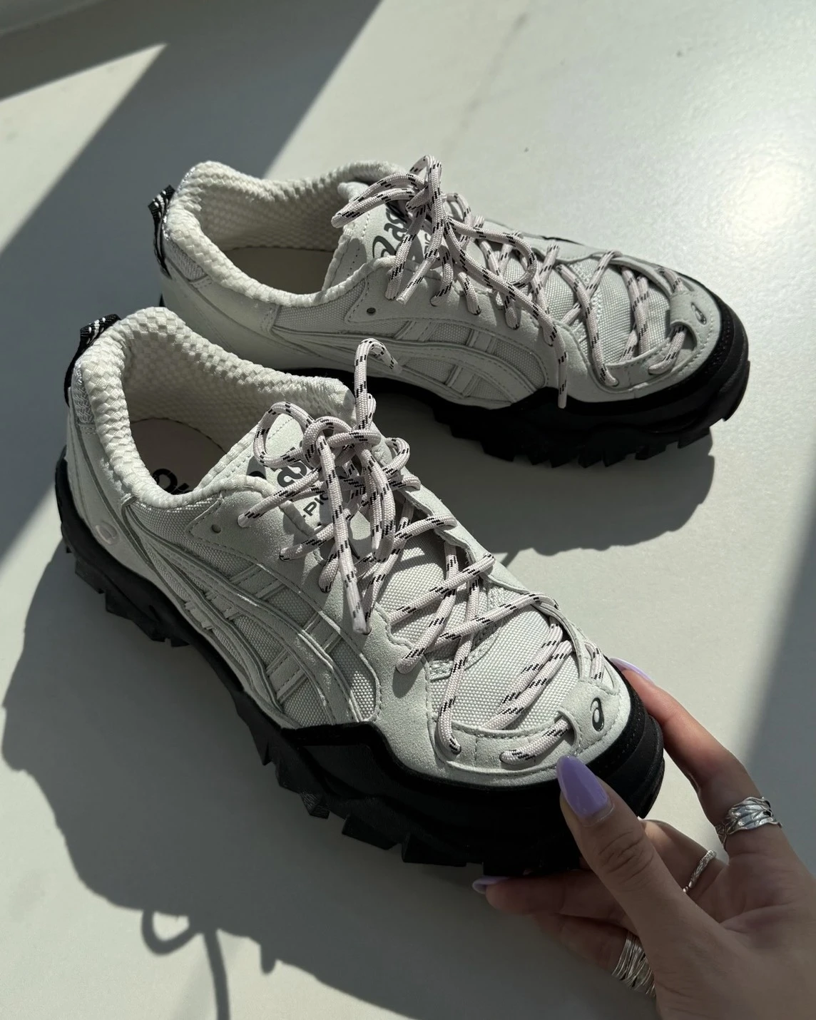 Asics GEL-PICKAX 戶外機能 登山 徒步 運動功能鞋 流光白(1203A746-021)
