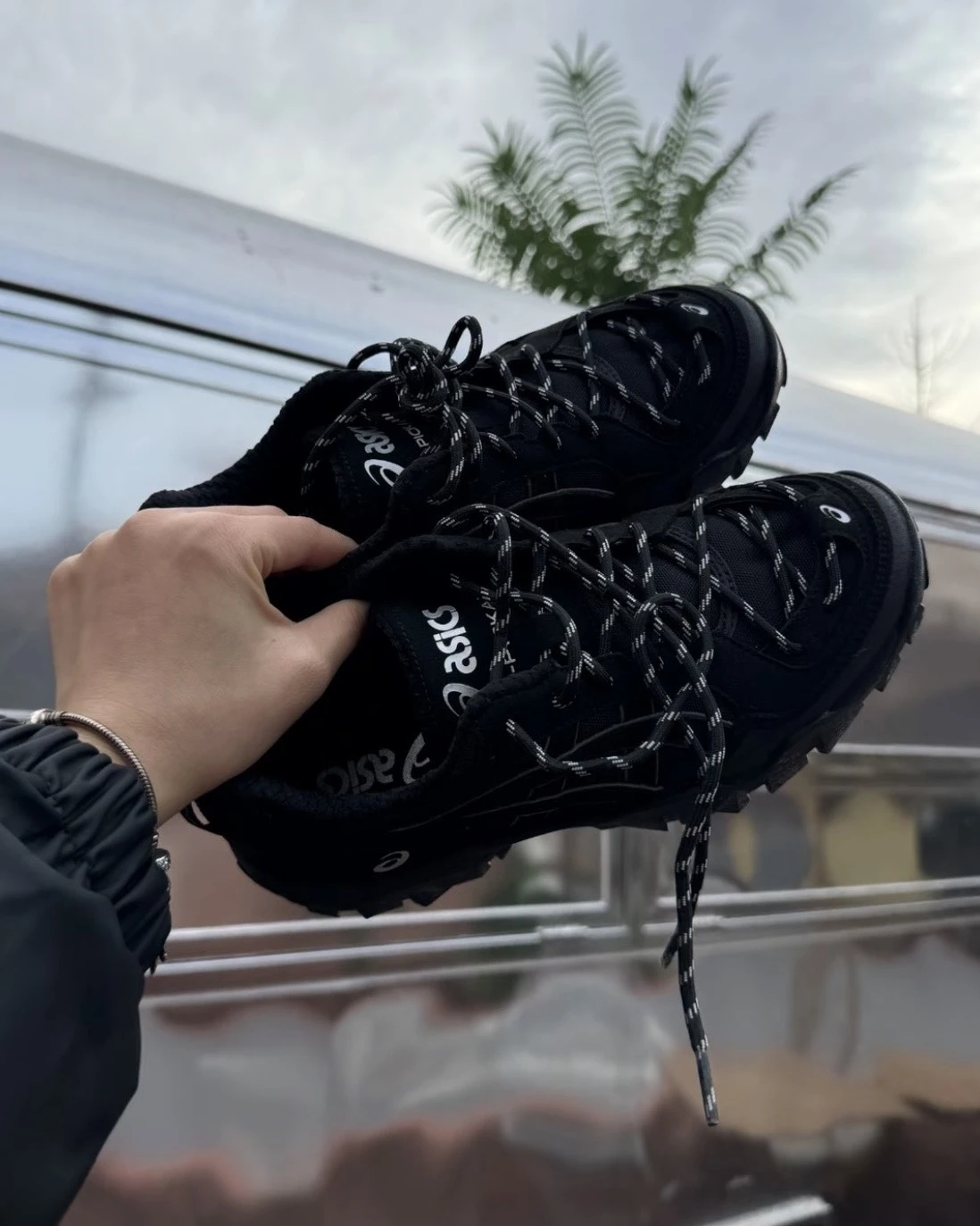 Asics GEL-PICKAX 戶外機能 登山 徒步 運動功能鞋 日蝕黑(1203A746-001)