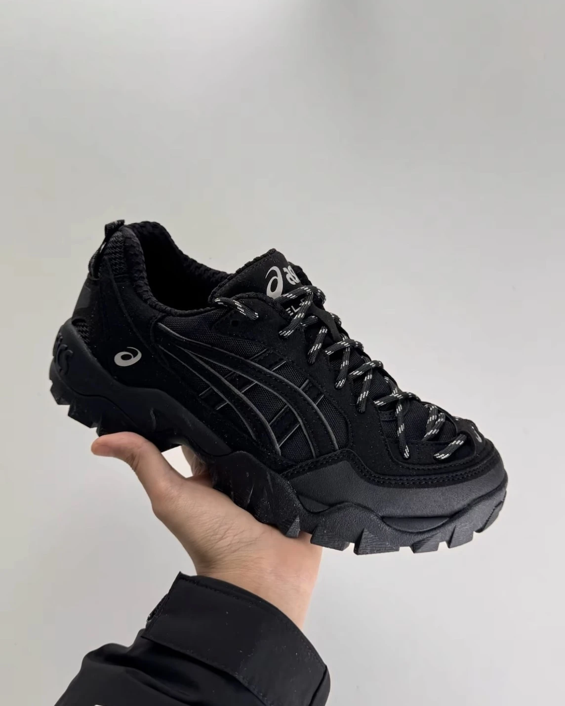 Asics GEL-PICKAX 戶外機能 登山 徒步 運動功能鞋 日蝕黑(1203A746-001)