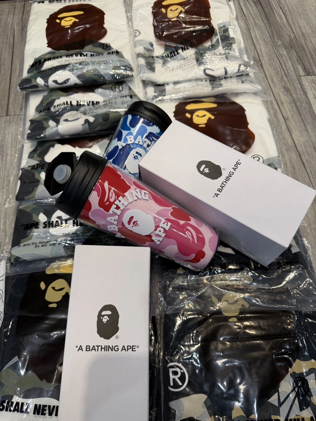 BAPE 迷彩 直飲 保溫杯(500ml)