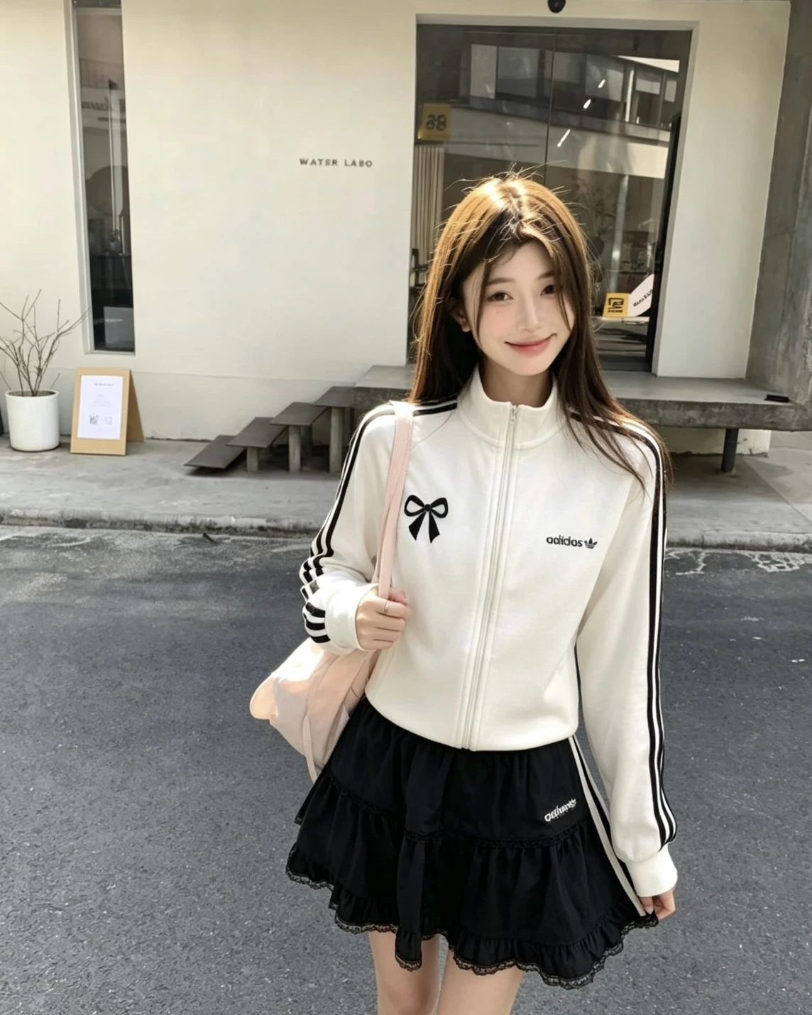ADIDAS ORIGINALS 蝴蝶結 三線條紋 短版 夾克外套(LF1184/1183/1199/1200)