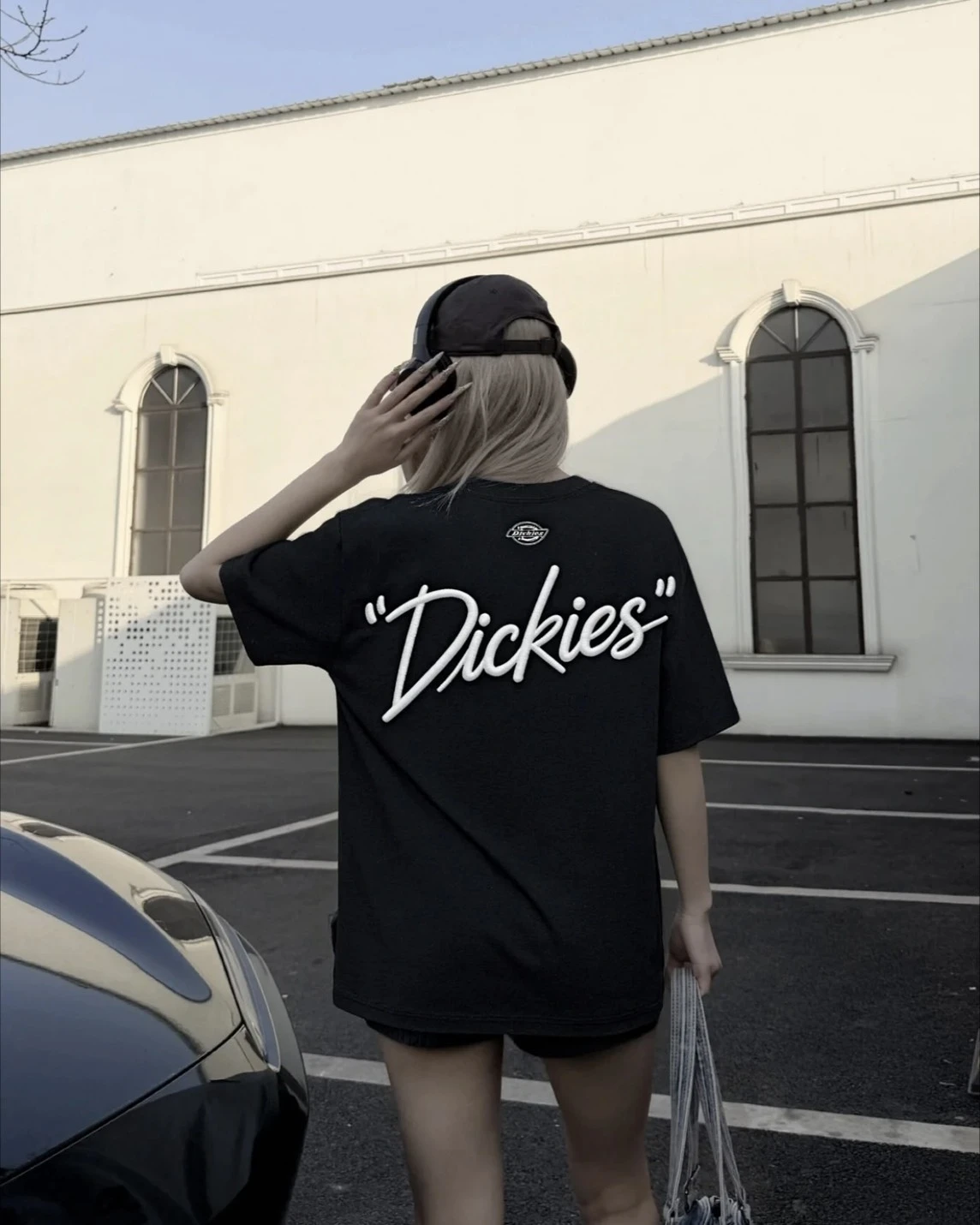 Dickies 美式 復古 斜體字logo 重磅 純棉短袖(3色可選)