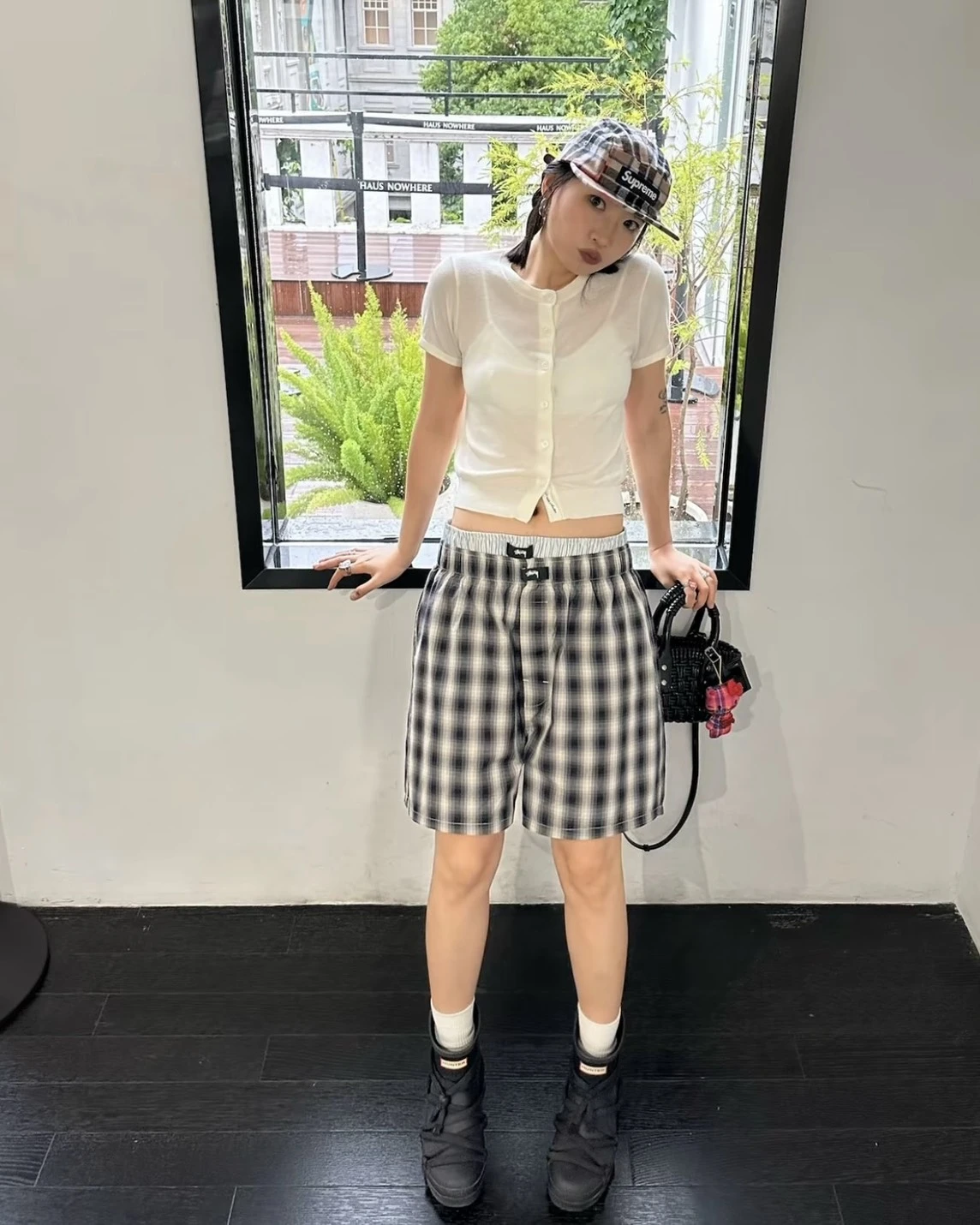 STUSSY BOXER SHORTS 3 PACK 條紋格子 鬆緊腰 小短褲 四角褲(三入組)