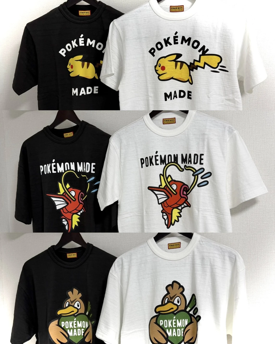 <聯名拿下!>HUMAN MADE x Pokémon 寶可夢 聯名 第二彈 短袖T