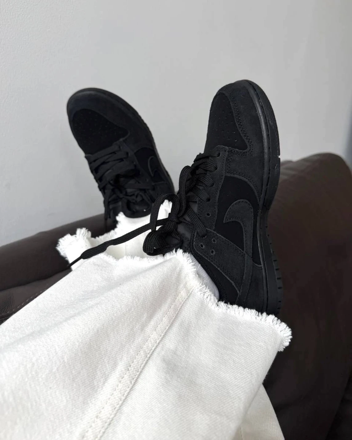 NIKE DUNK LOW SE "Triple Black" 全黑 麂皮 黑魂 男款(IB6651-001)