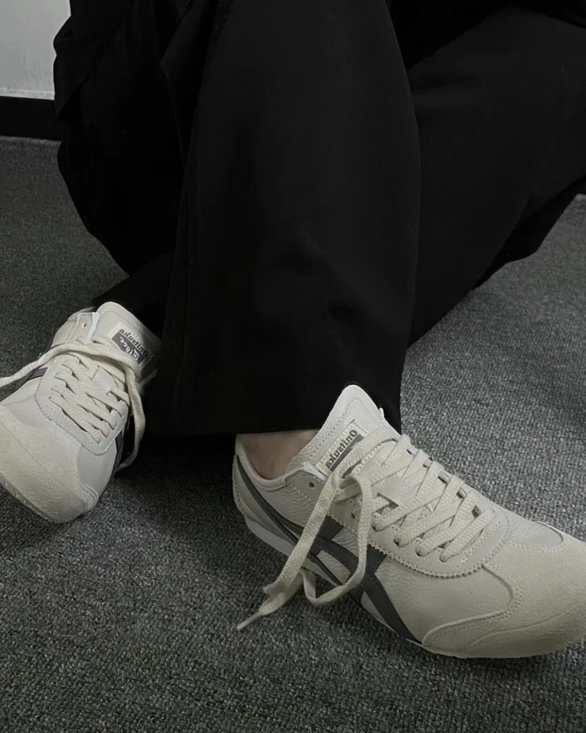 Onitsuka Tiger MEXICO 66 鬼塚虎 荔枝紋 燕麥奶灰(1183A201-250)