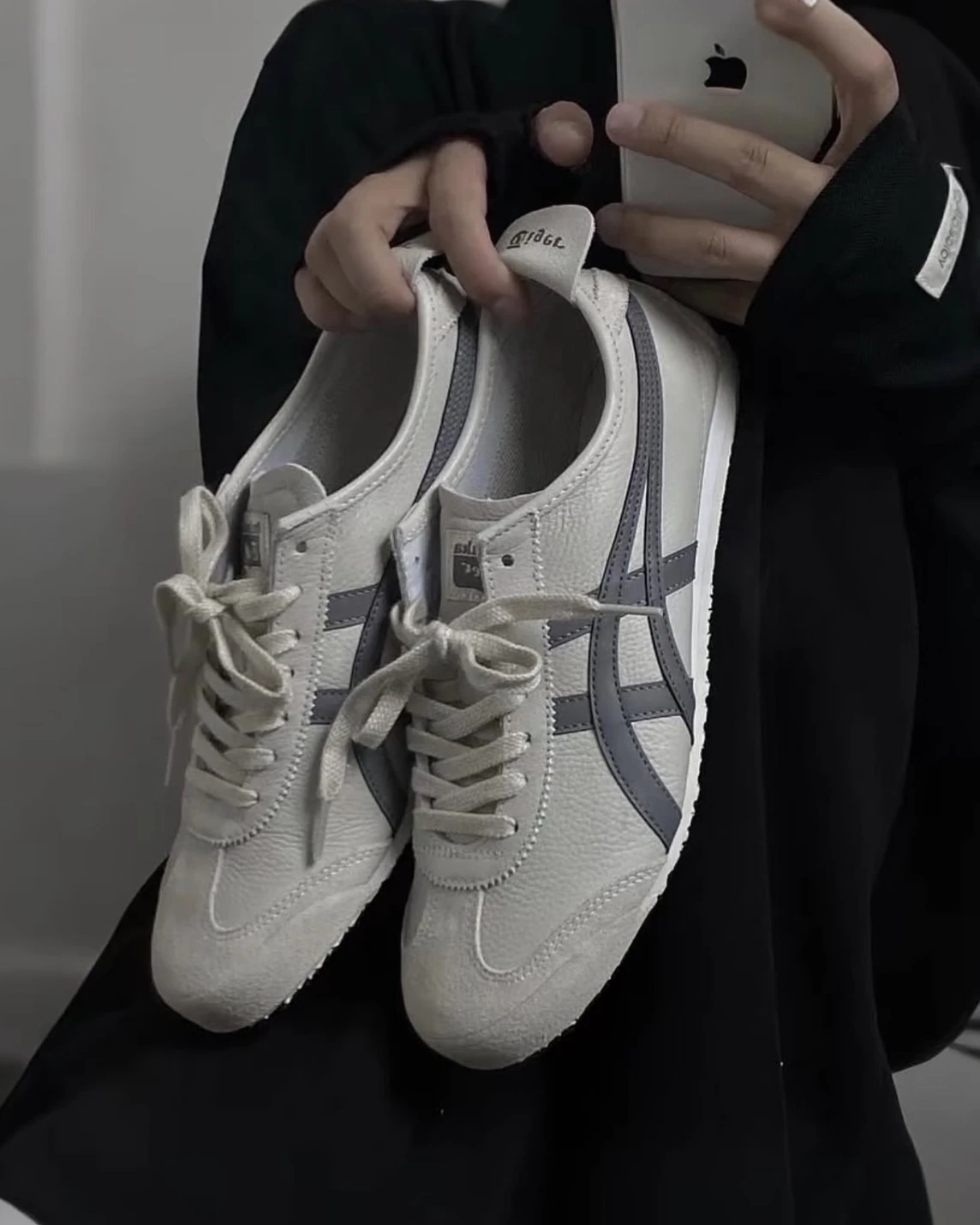 Onitsuka Tiger MEXICO 66 鬼塚虎 荔枝紋 燕麥奶灰(1183A201-250)