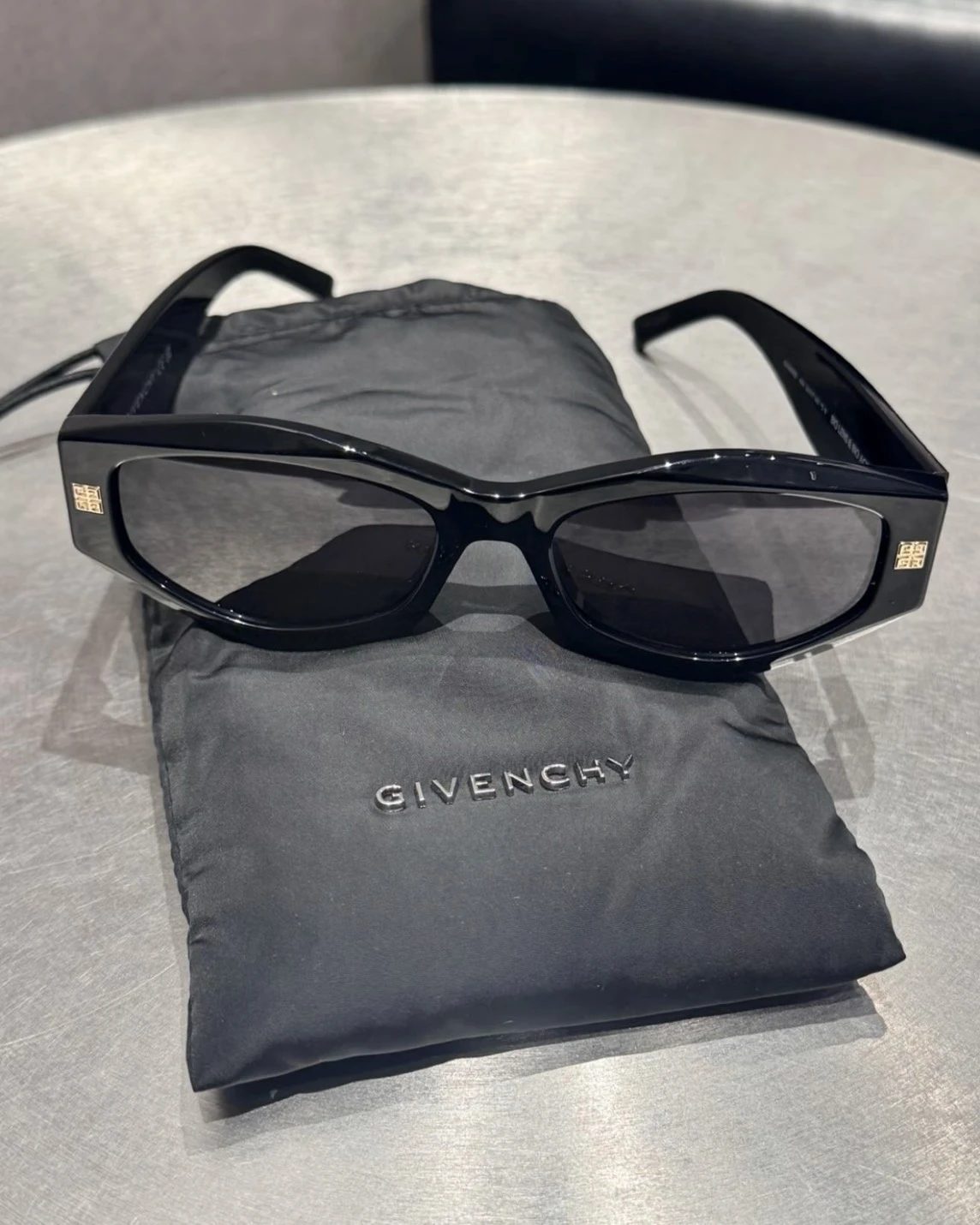 Givenchy紀梵希  經典小標LOGO 不規則貓眼 墨鏡 太陽眼鏡(GV40062I)