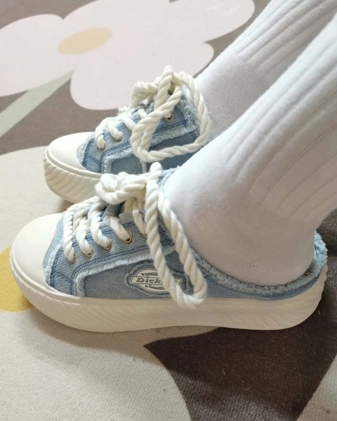 Dickies SS26 英倫時尚風 厚底解構半拖 拖鞋(4色可選)