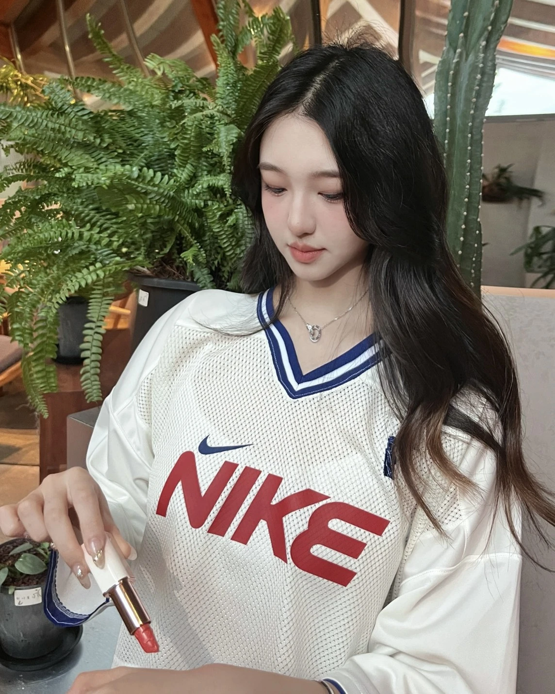 Nike Sportswear V領 拼接撞色 街舞衣 復古球衣(HF6288-133/HF6288-455)