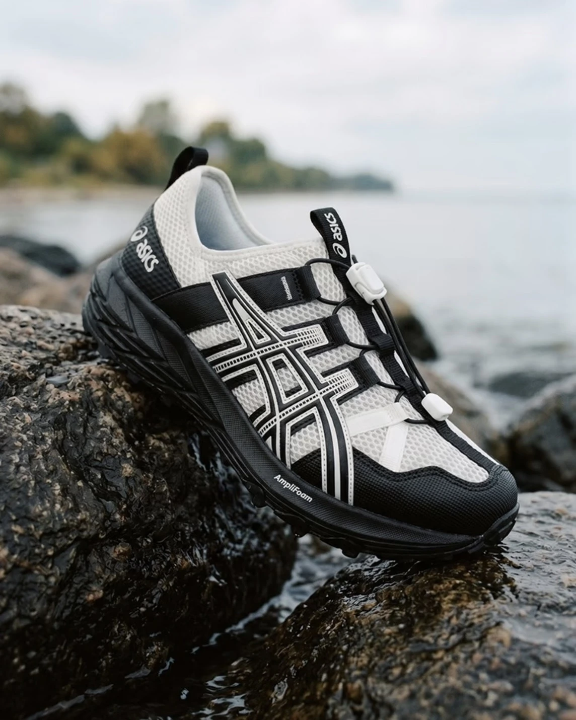 ASICS GEL-SONOMA TR 淺灰 黑白 溯溪鞋 涼鞋 懶人鞋(1203A719-100)