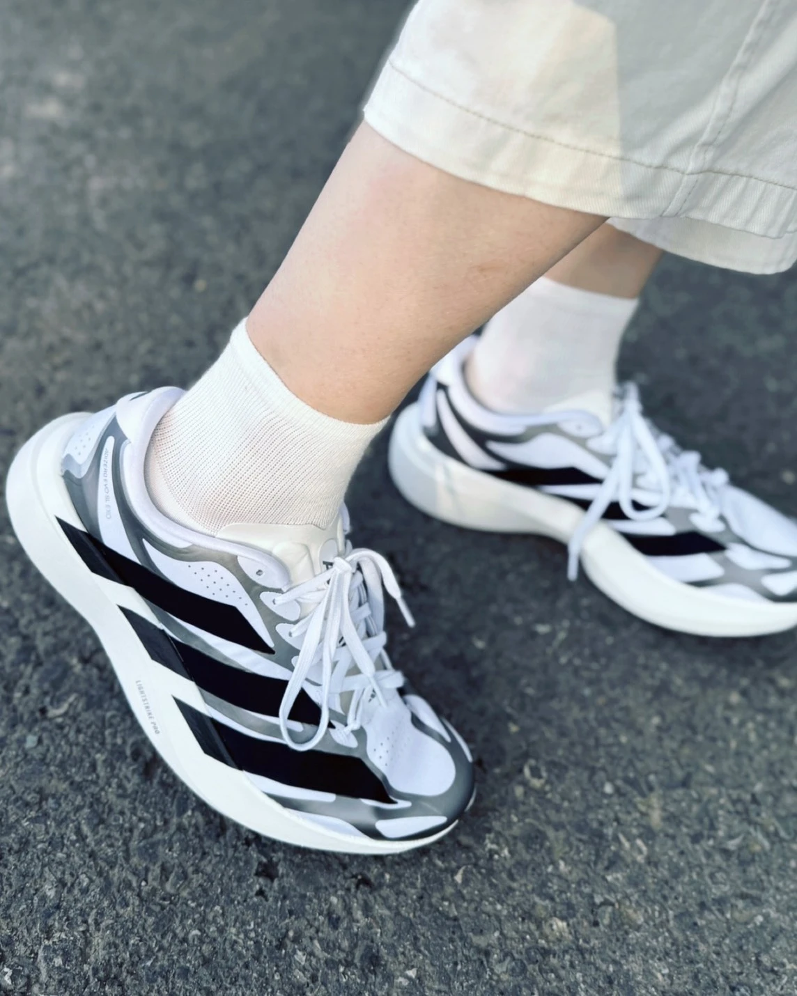 <國外限定✨>ADIDAS ADIZERO EVO SL EXO 科技感 黑銀 骨骼火焰 跑鞋(KI4782)
