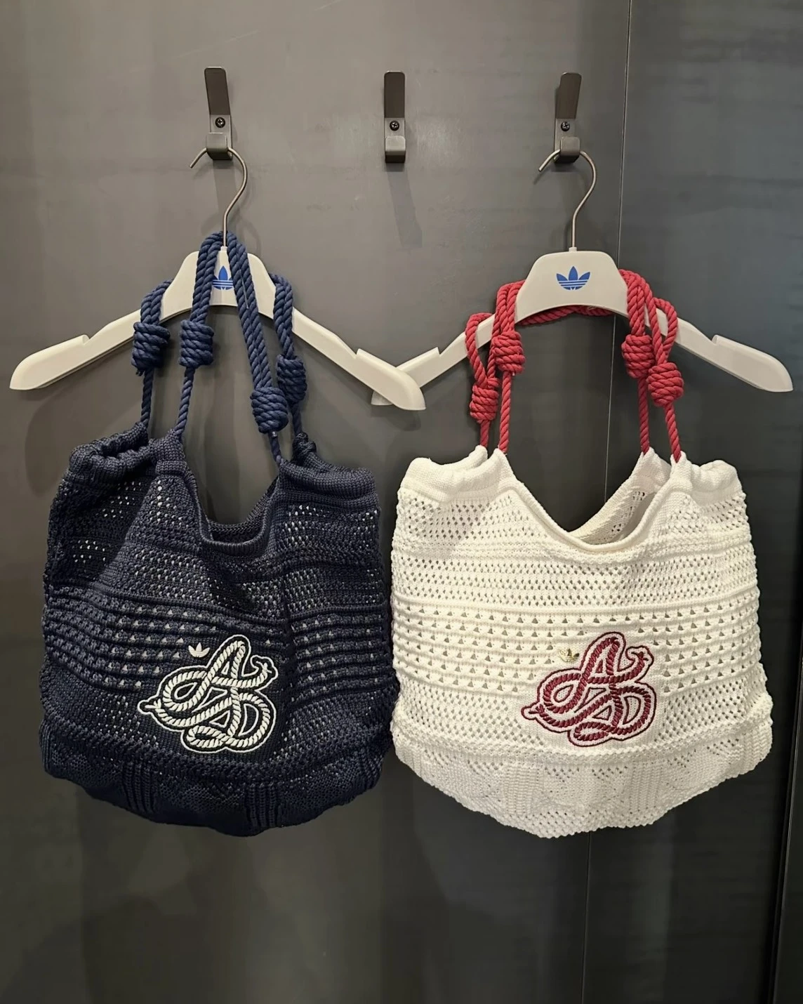 Adidas Originals 繩結編織包 大容量拖特包 KX0538/KX0539