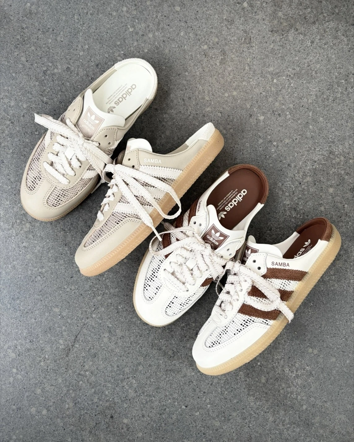 ADIDAS SAMBA OG 包頭半拖 懶人鞋 穆勒鞋 奶茶 白棕(HP5050/HP5051)