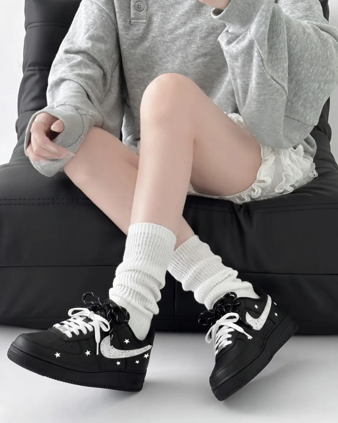 NIKE AIR FORCE 1 訂製款 黑夜星空(FZ0627-010)