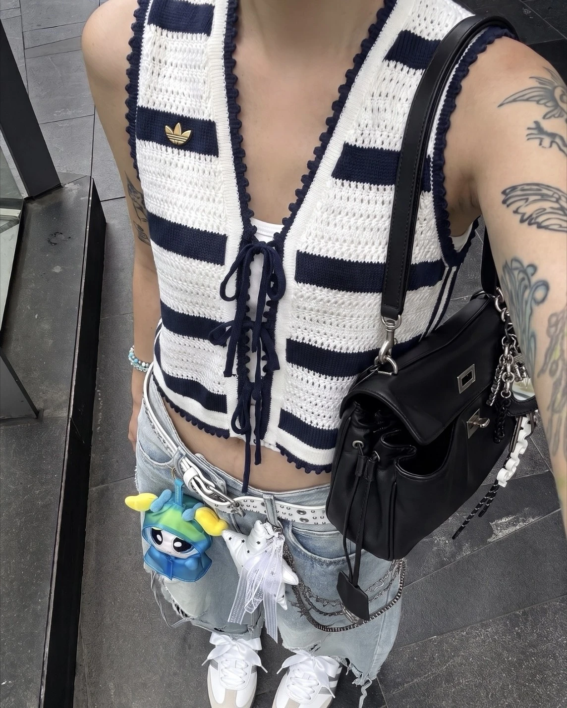 ADIDAS ORIGINALS RESORT 南法度假風 針織 洞洞背心(KX0703/KX0704)