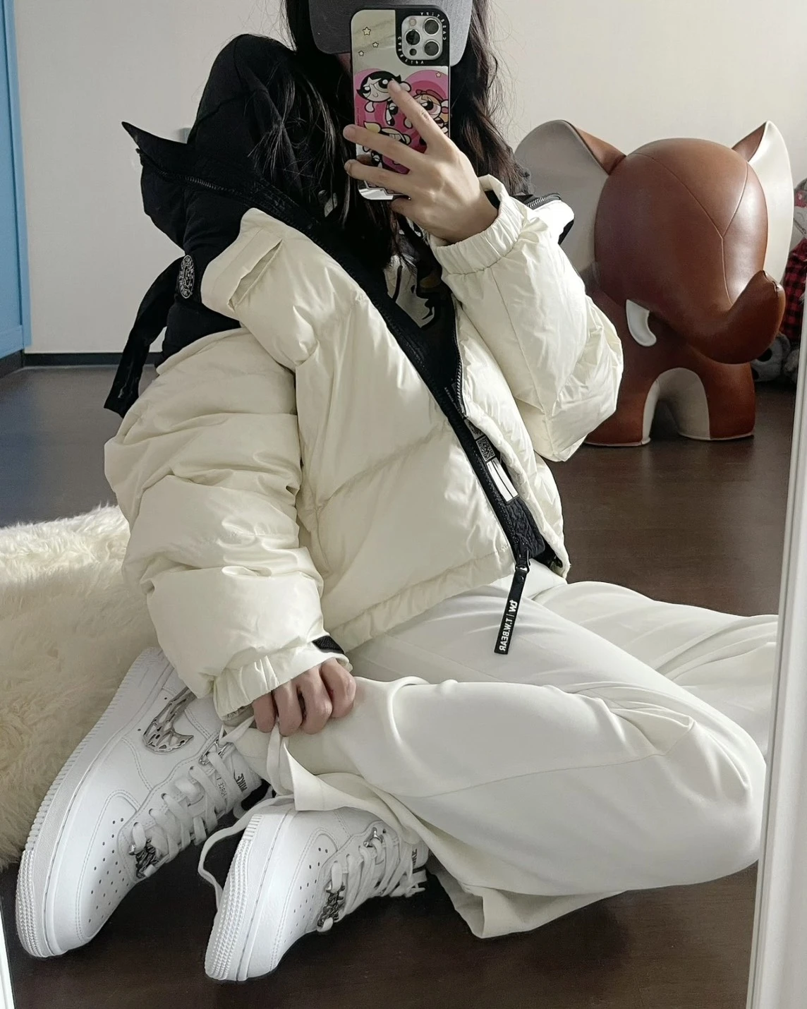 <平替回歸🔥>NIKE AIR FORCE 1 訂製款 液態金屬銀 液態銀鉤(CW2288-111)