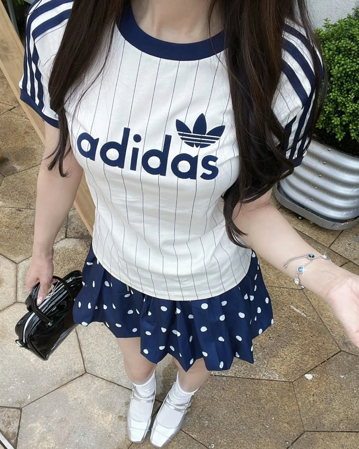 ADIDAS ORIGINALS 美式復古 條紋 撞色短T 兩色可選 (JC7705/KQ9063)