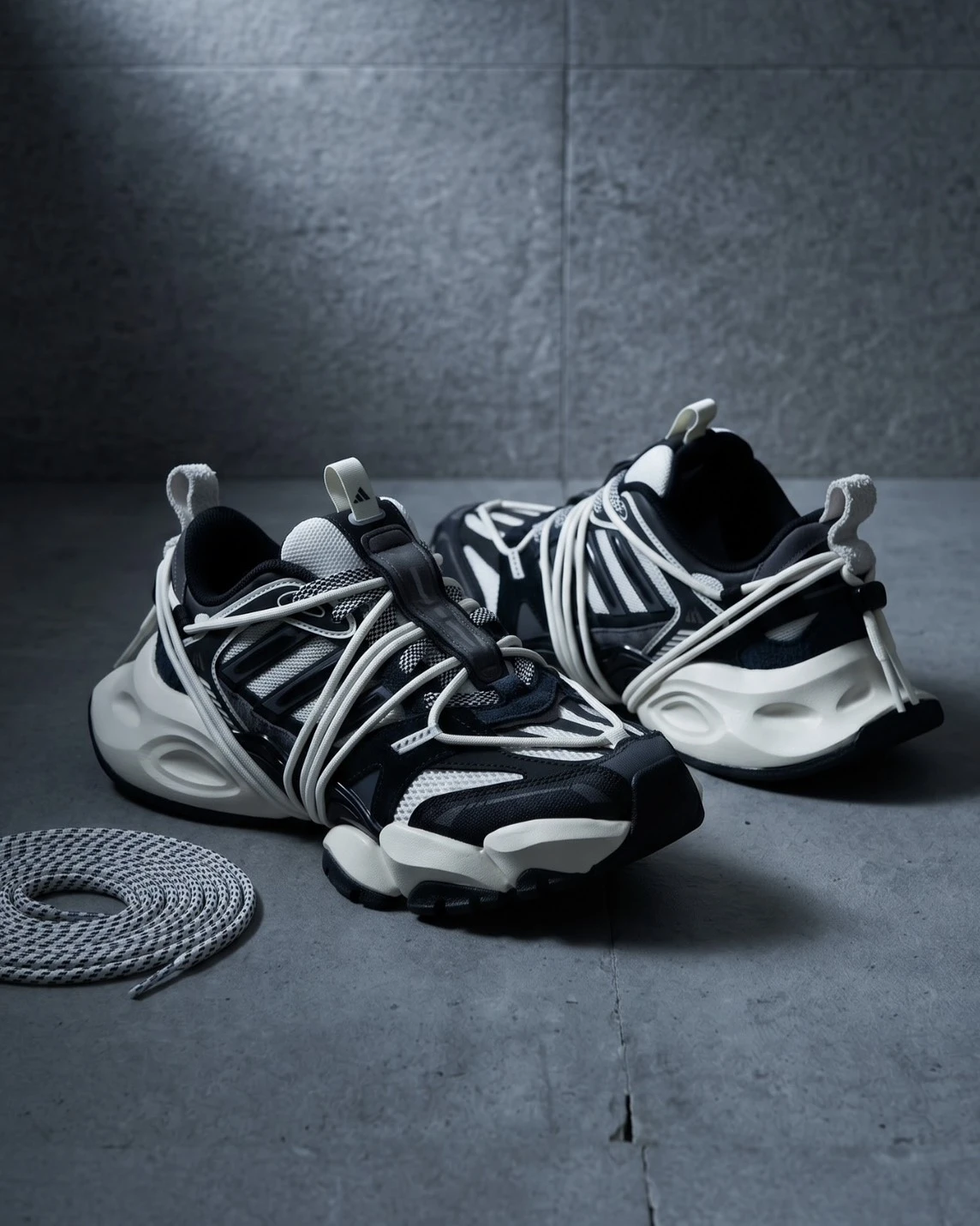 Adidas XLG Runner 2.0 FOS "Black White" 機甲鞋 黑白(KZ7200)