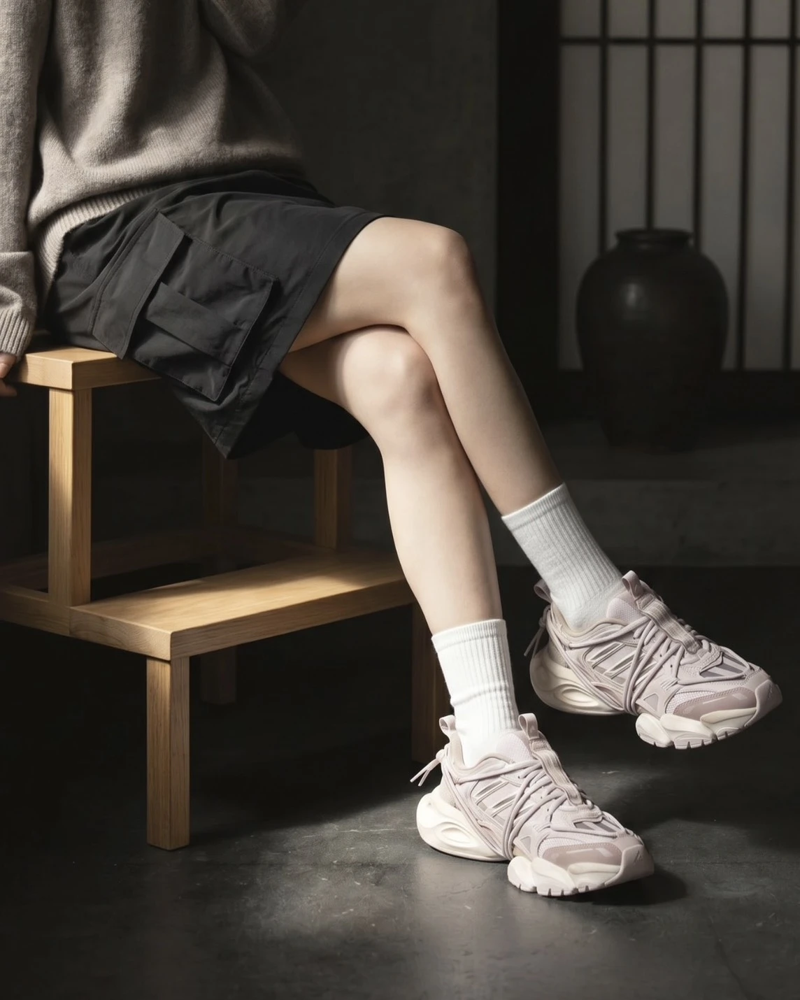 Adidas XLG Runner 2.0 FOS "Light Pink" 機甲鞋 淺粉(KZ7203)