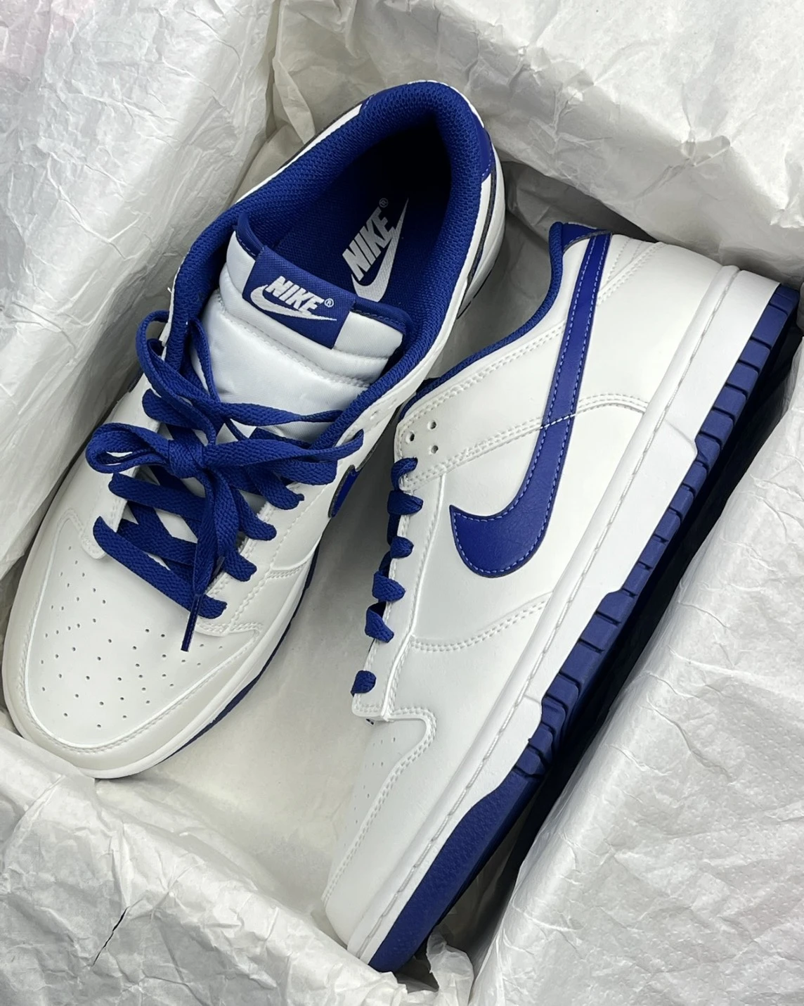 NIKE DUNK LOW  RETRO 克萊因藍 男款(HF5441-117)