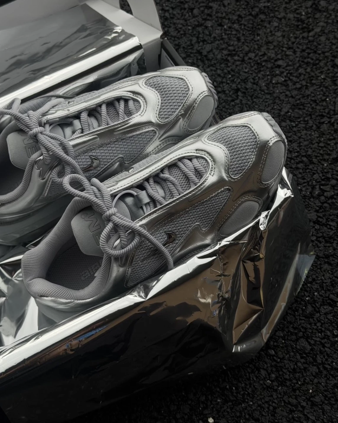 <卡寶同款>NIKE AIR MAX MUSE  白銀子彈氣墊老爹鞋 液態金屬 (FZ1920-008)