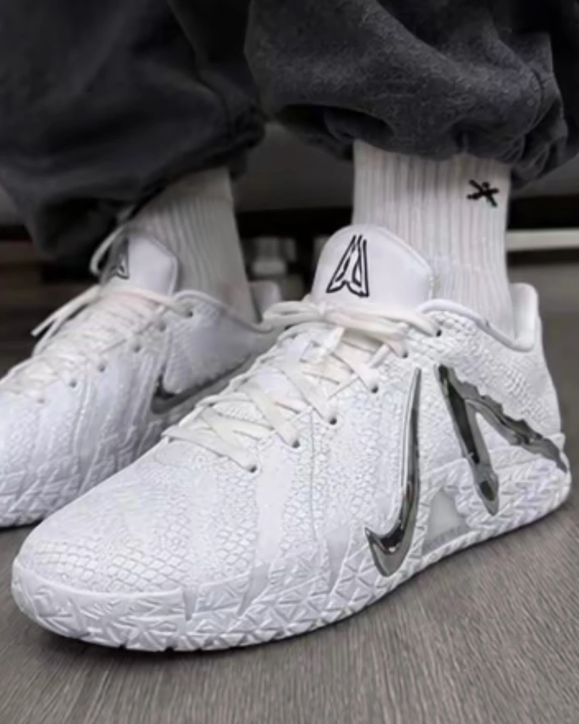 <超帥顏值>NIKE JA3 LX "White Label" 液態銀(IO7668-100)