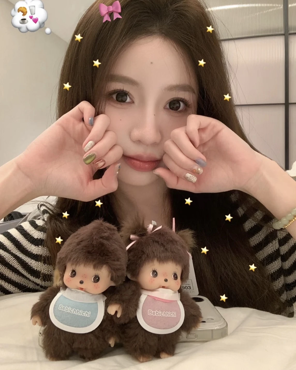<🍼超萌>MONCHHICHI Baby蒙奇奇 男孩&女孩款 毛絨吊飾