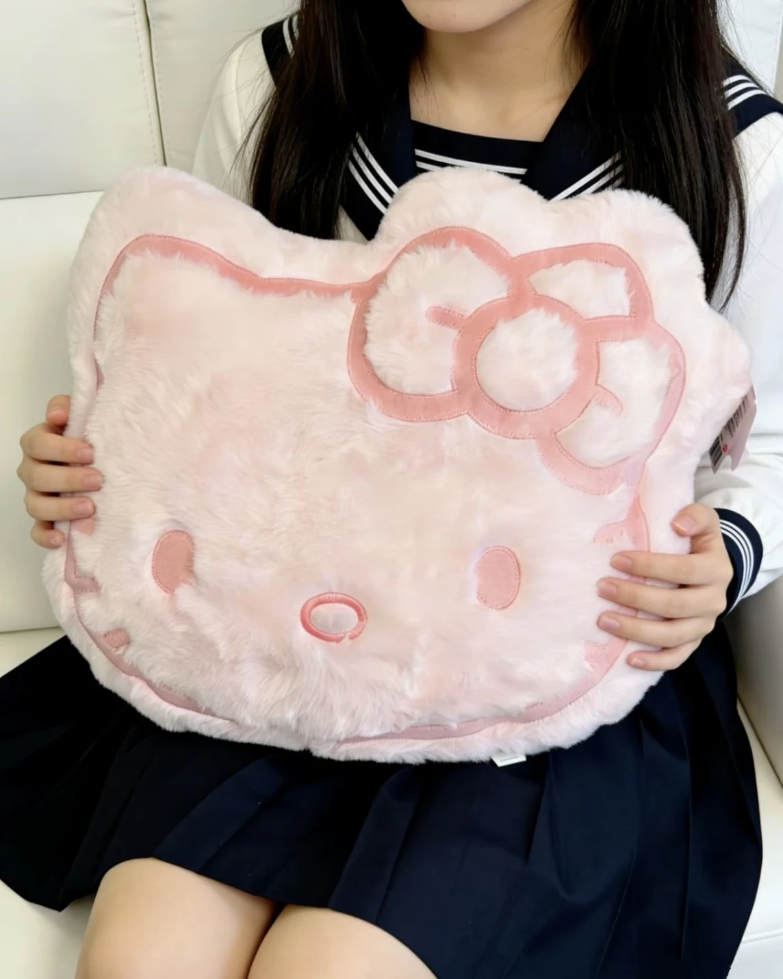 MINISO X HELLO KITTY 三麗鷗 大頭抱枕 靠墊 毛絨 (兩款可選)