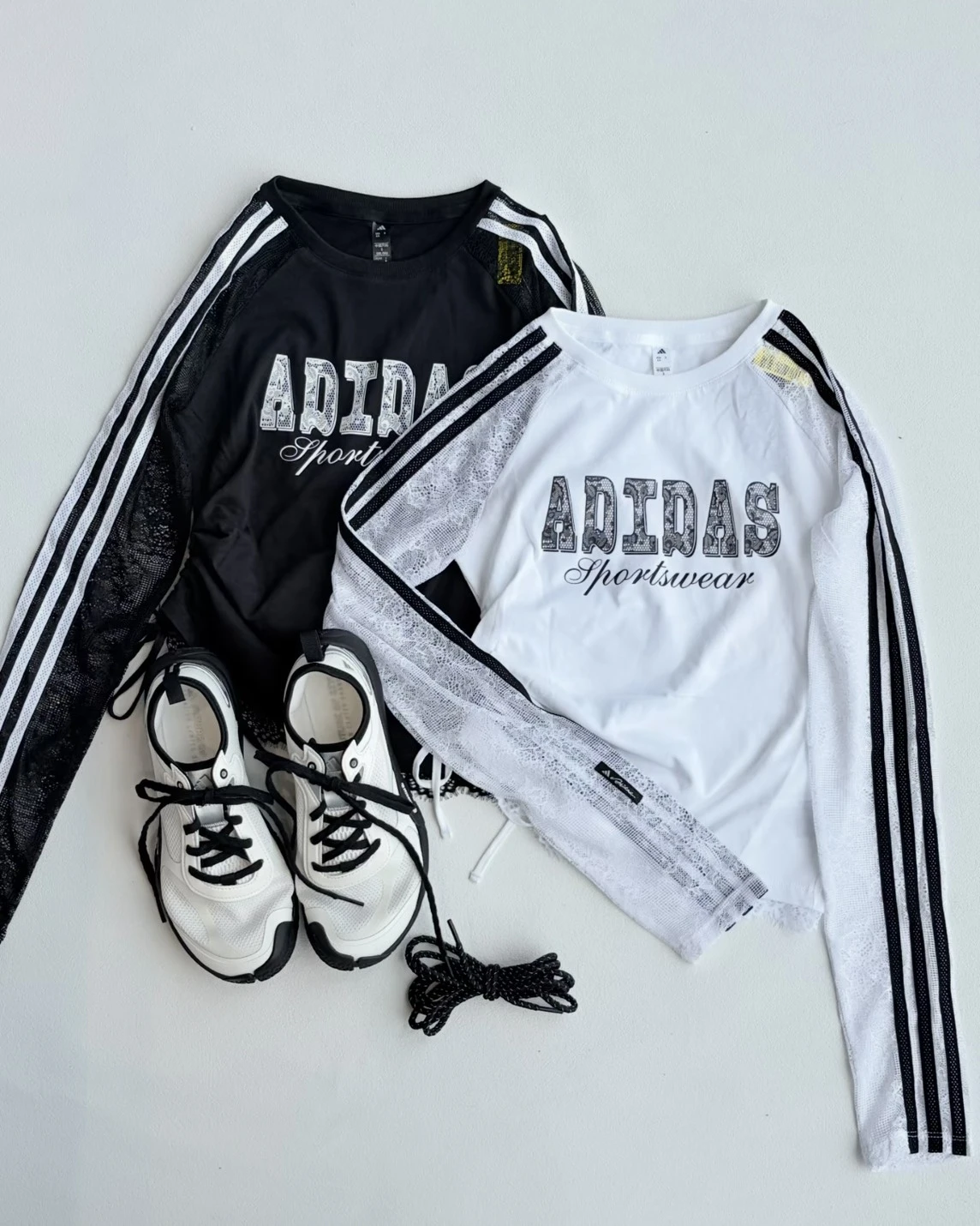 Adidas Dance 蕾絲修身針織長袖 (LE7040/LE8842)
