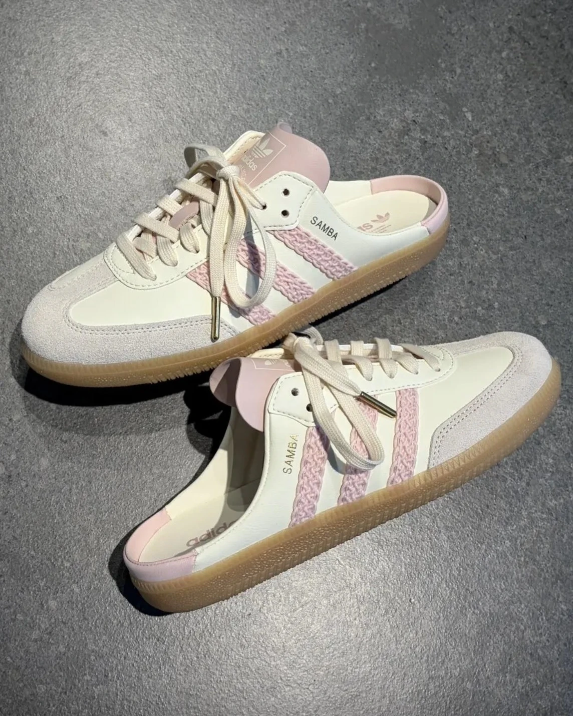 ADIDAS SAMBA OG 包頭半拖 懶人鞋 穆勒鞋 櫻花粉(HP5052)