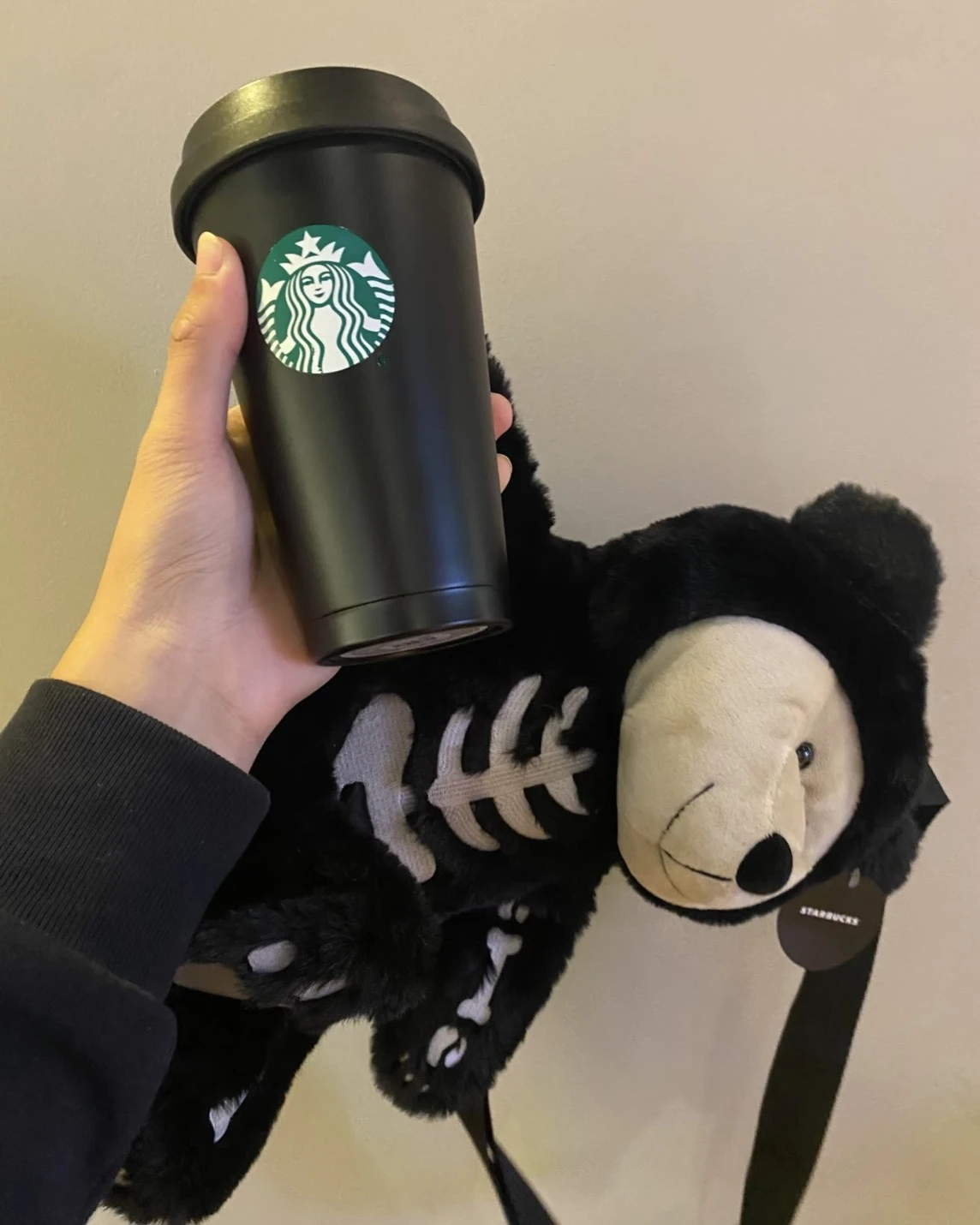 STARBUCKS星巴克 萬聖節 不銹鋼隨行杯 送雙肩包 370ml
