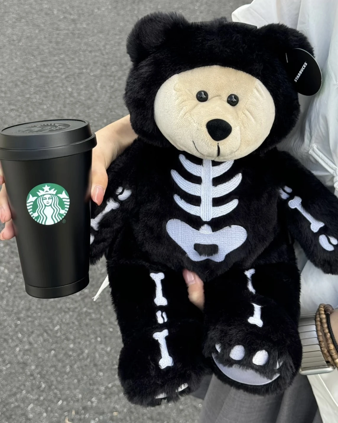 STARBUCKS星巴克 萬聖節 不銹鋼隨行杯 送雙肩包 370ml