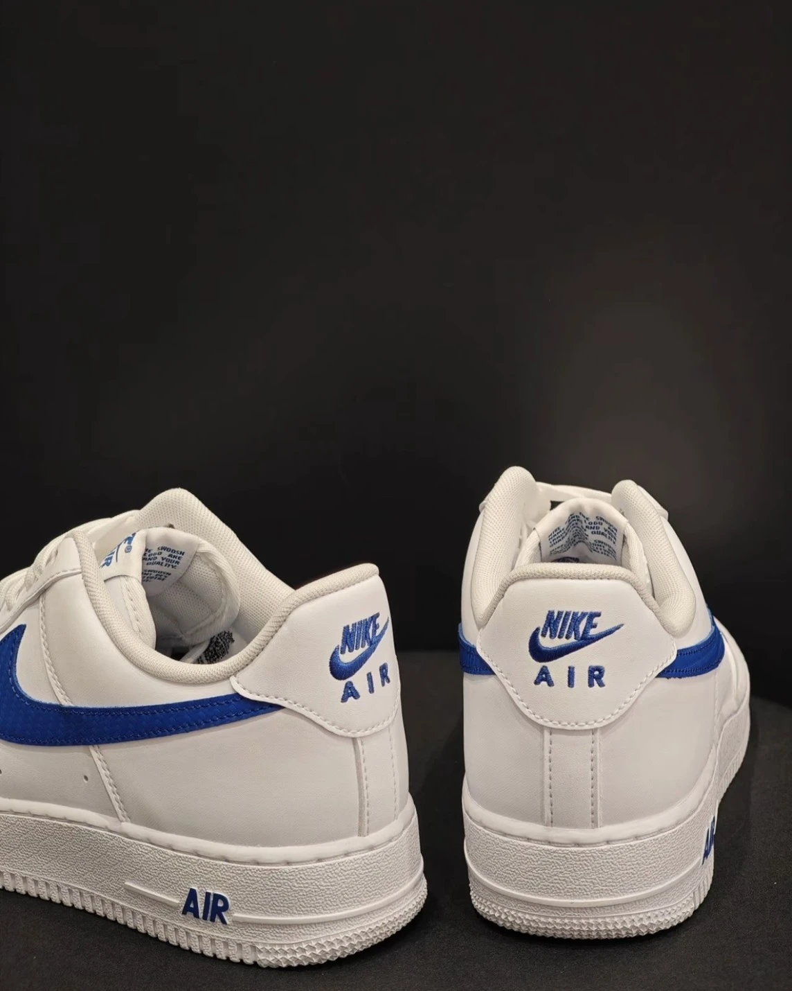 NIKE AIR FORCE 1 "Game Royal" 白皇家藍 碳纖維 刺繡小鉤(IV5732-100)
