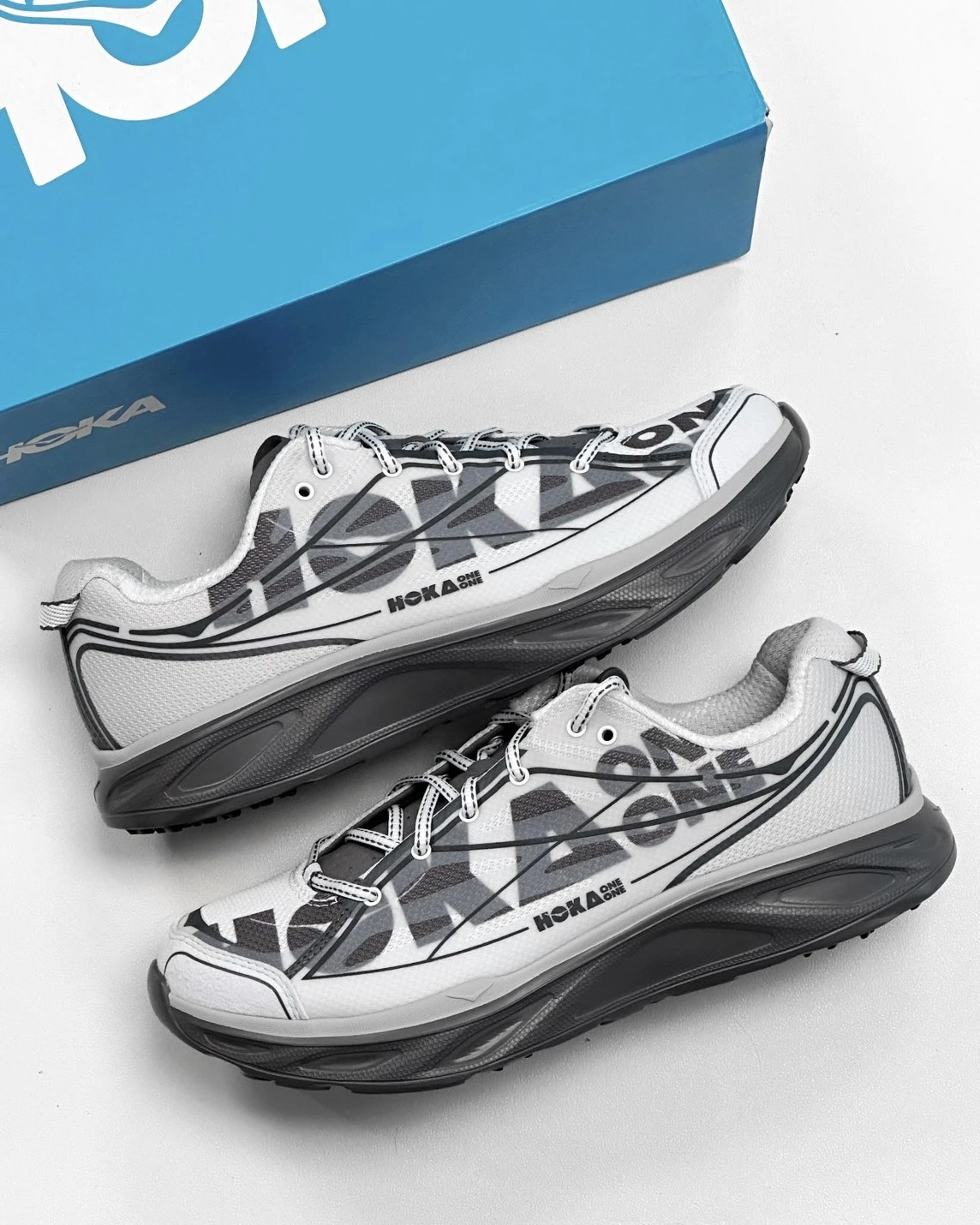 Hoka ONE ONE Huaka Pro "Atmosphere Grey" 白灰(1176672-CTLL)