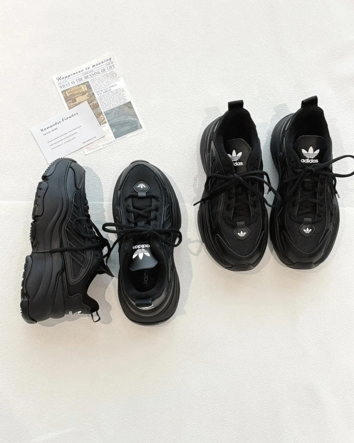 <厚底控🖤>ADIDAS ORIGINALS OZGAIA 厚底 黑武士 老爹鞋(JQ4110)