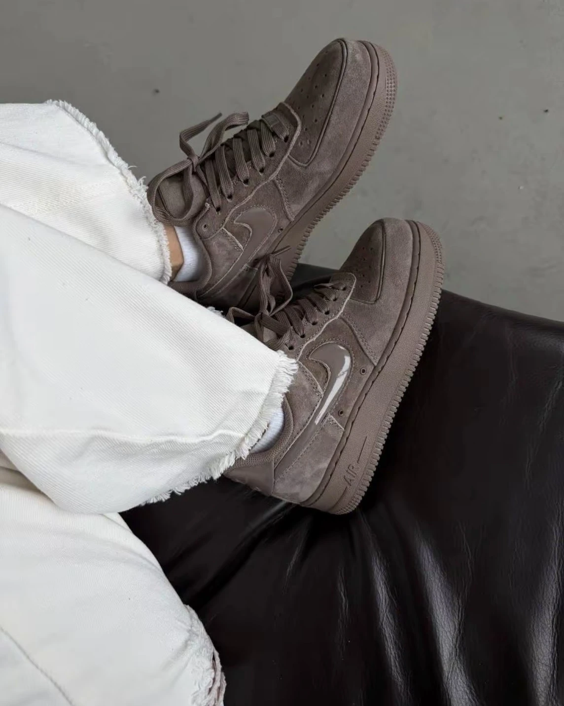 Nike Air Force 1 Low W 絲絨 麂皮 酒紅 立體勾勾 (HV4406-600/001/200)
