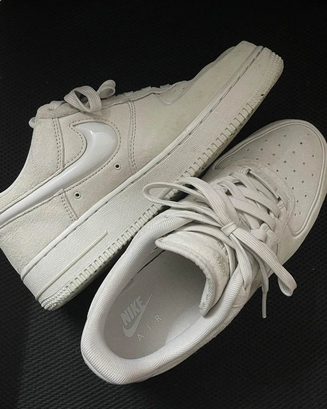 Nike Air Force 1 Low W 絲絨 麂皮 酒紅 立體勾勾 (HV4406-600/001/200)