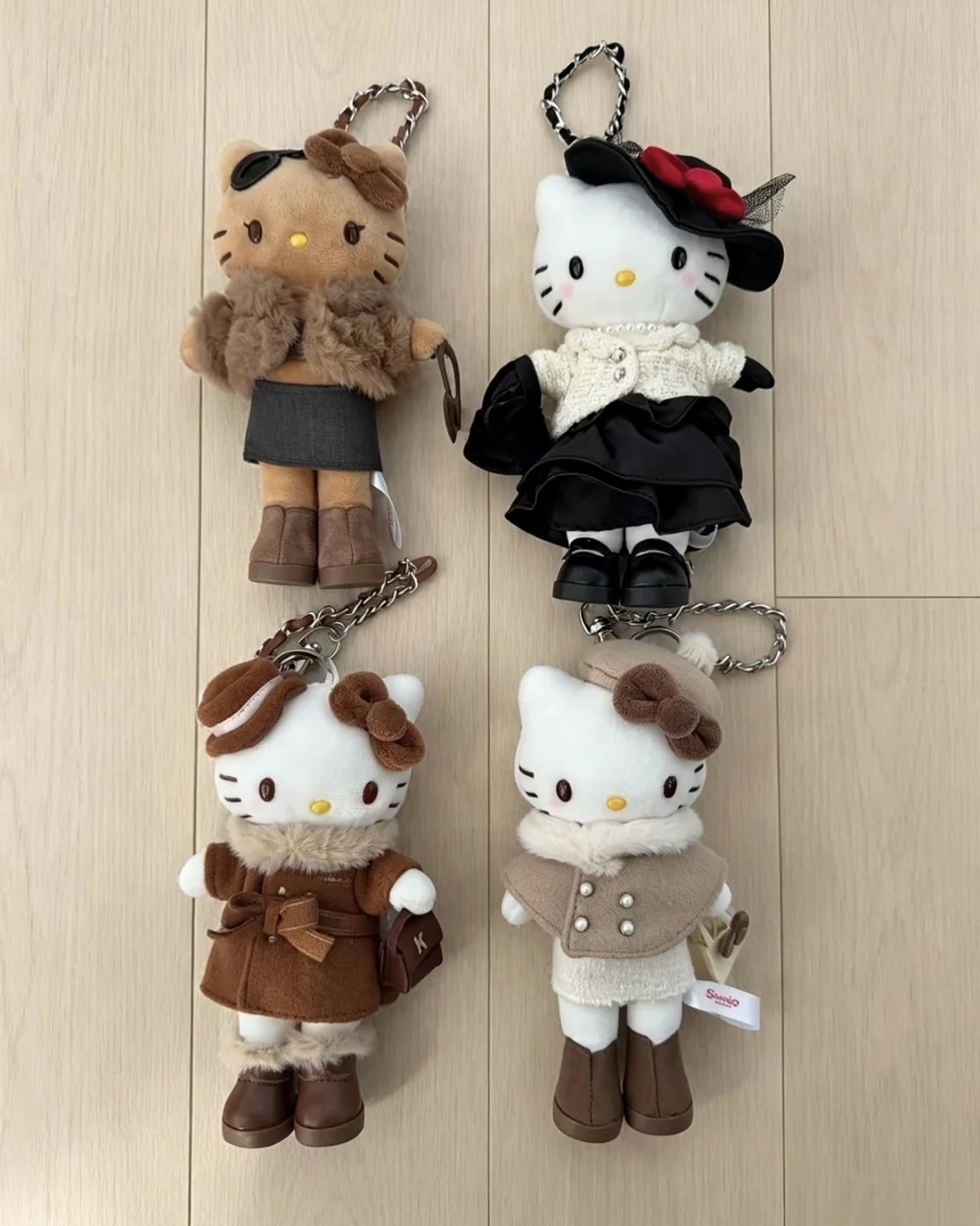 <國外限定>三麗鷗 Sanrio 摩登假日系列 長腿Kitty 吊飾 (共4款)