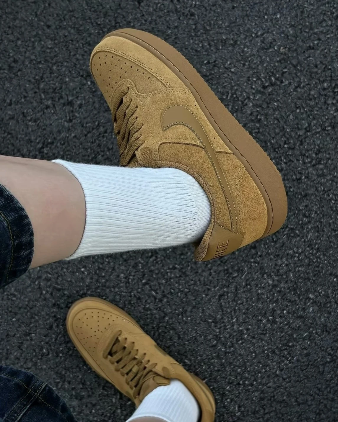 NIKE Court Vision 小麥 麂皮 板鞋 休閒鞋(IQ9749-700)