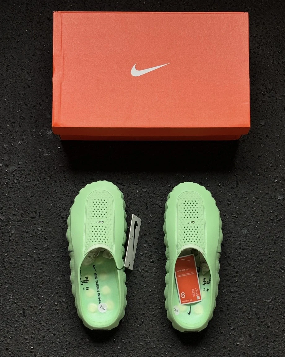 NIKE MIND 001 穆勒鞋 賽前鞋 黑科技 薄荷綠 男款(HQ4307-302)