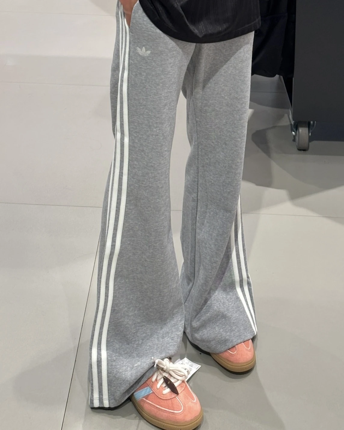 ADIDAS ORIGINALS 針織修身喇叭褲 (KX6892)