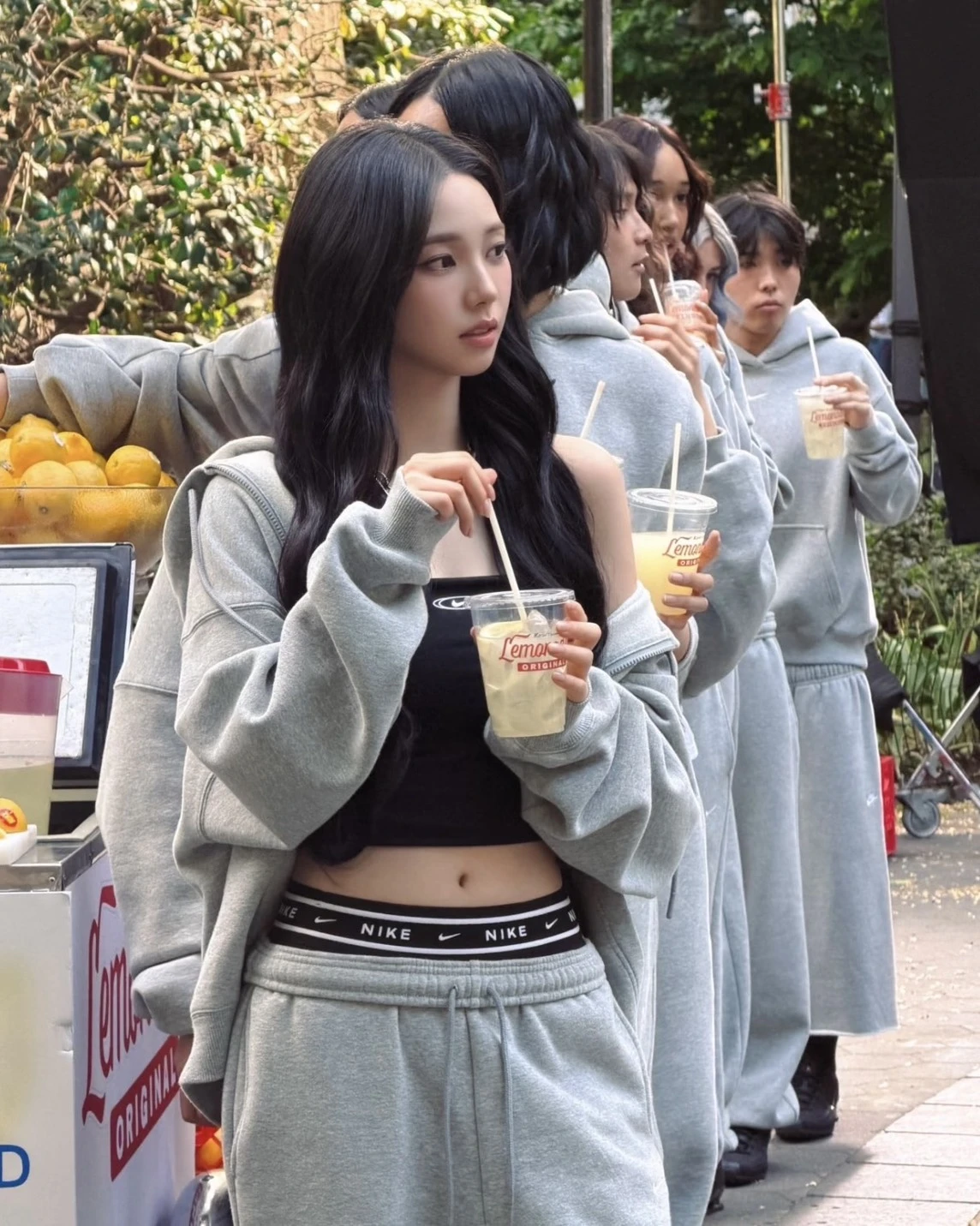 <整套超好看!> Nike Studio Fleece 柳智敏同款 刺繡 經典小勾 外套 棉褲